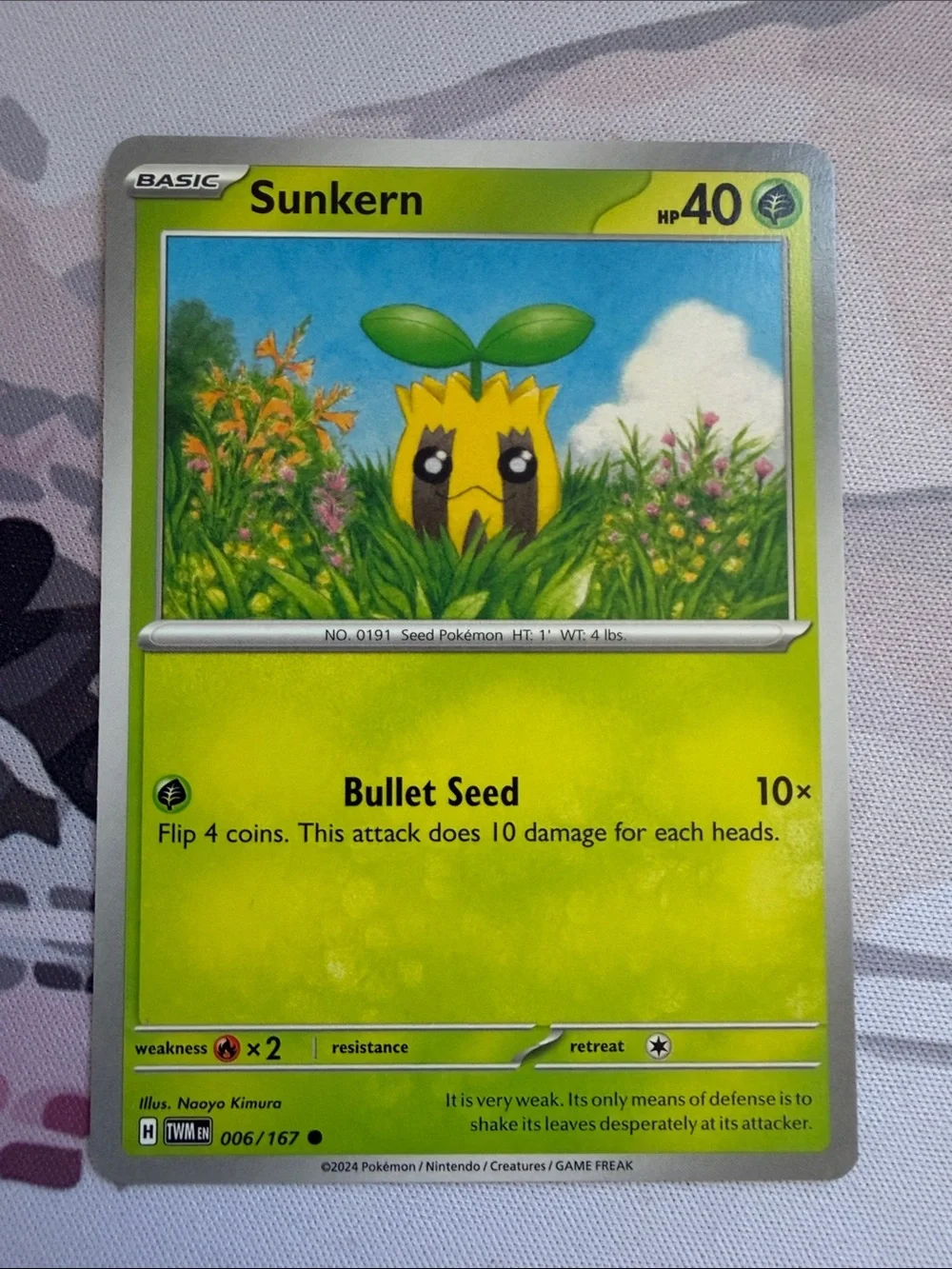 🌸 Flower Garden Pokémon Card Lot | Roserade Sunkern Cherubi ✨5/$25✨